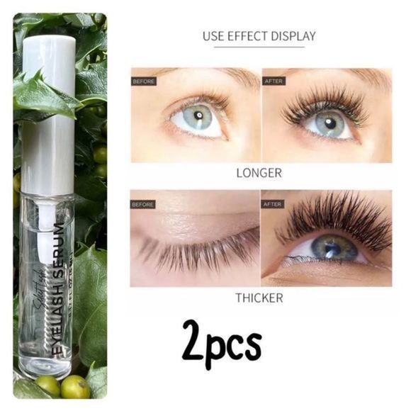 - 2 pcs Eyelash Eyebrow Growth
Enhancing SERUM
li~ Thicker Longer Eye La… - Picture 1 of 6